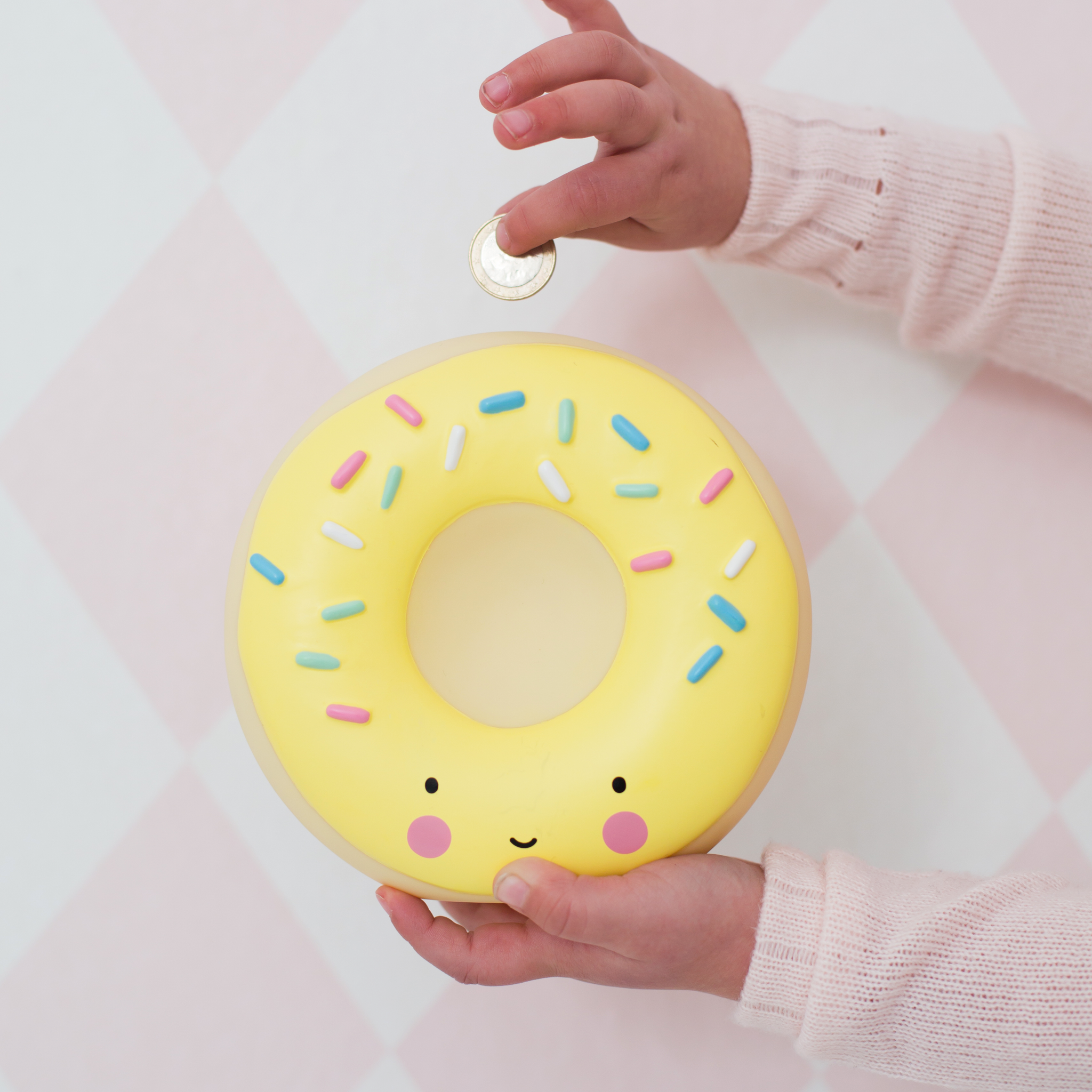 donut piggy bank