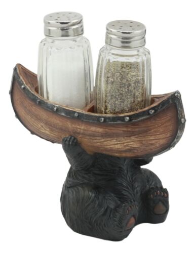 Black Bear Salt and Pepper Shakers Set 5