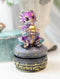 Purple Baby Wyrmling Dragon Holding Egg Decorative Kitchen Timer Figur ...