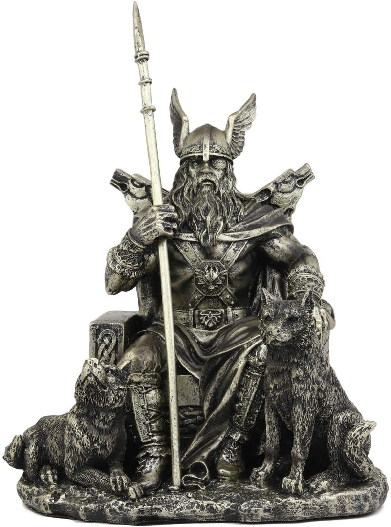 Ebros Gift Norse Viking Mythology Odin The Alfather Sitting On A Thron