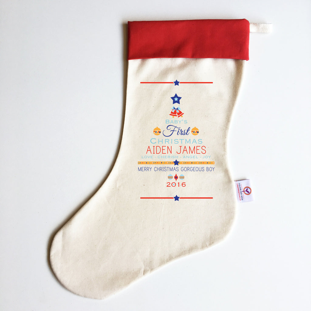 stocking for baby boy