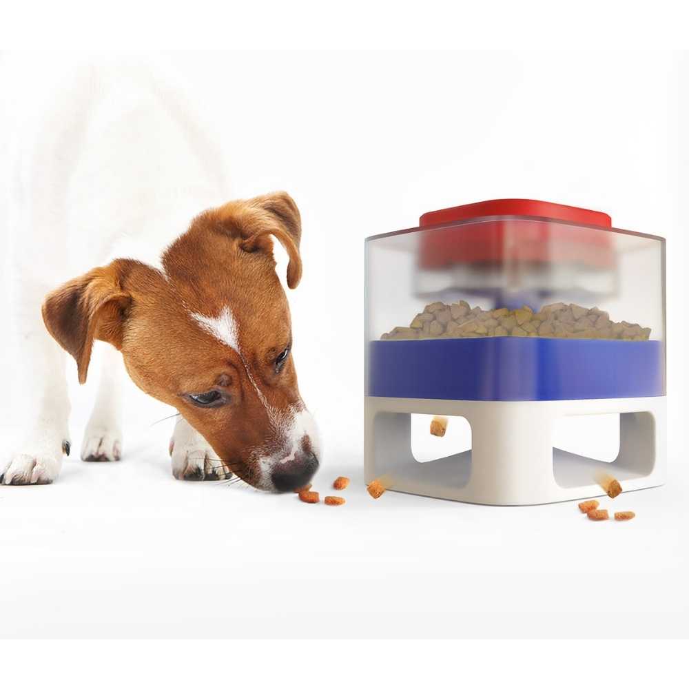 Dog Treat Dispenser Toy With Button - Modern Pets