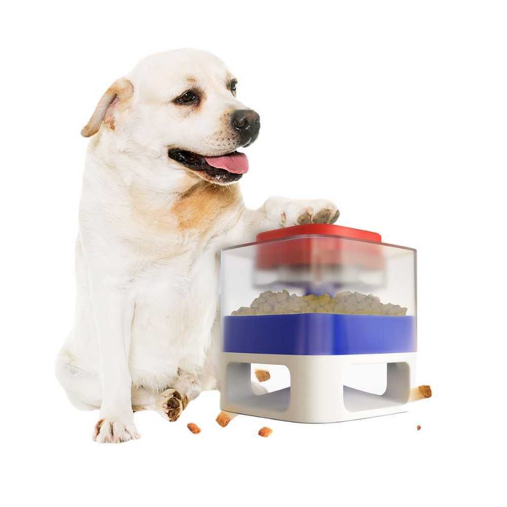 Dog Treat Dispenser Toy With Button - Modern Pets