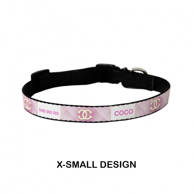 Premium, personalised pet collars, leads and harnesses.