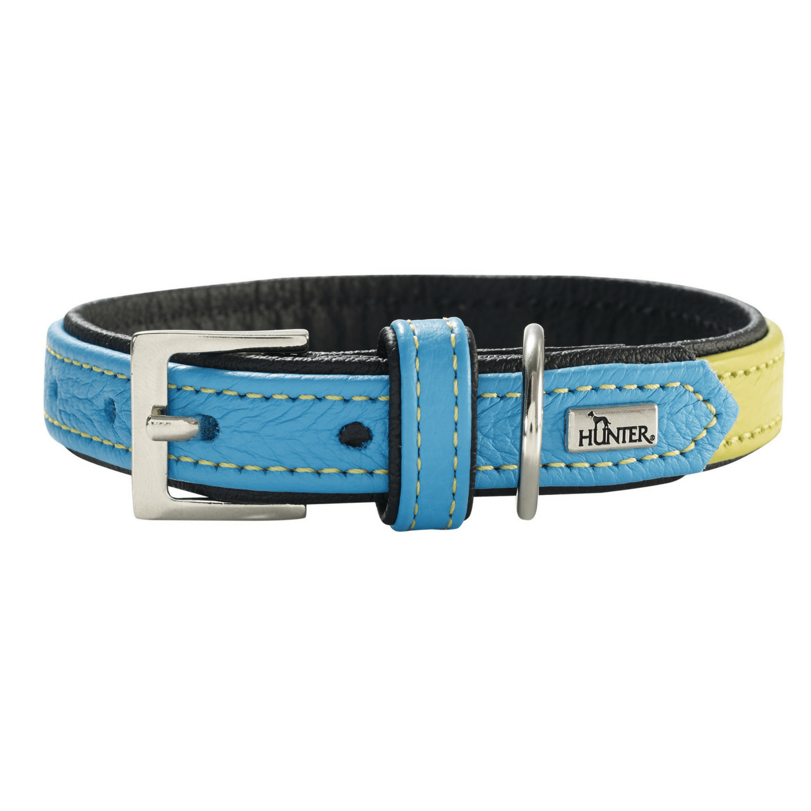 Hunter Capri Duo Colour Leather Dog Collar, Small to Medium Breeds - Modern  Pets