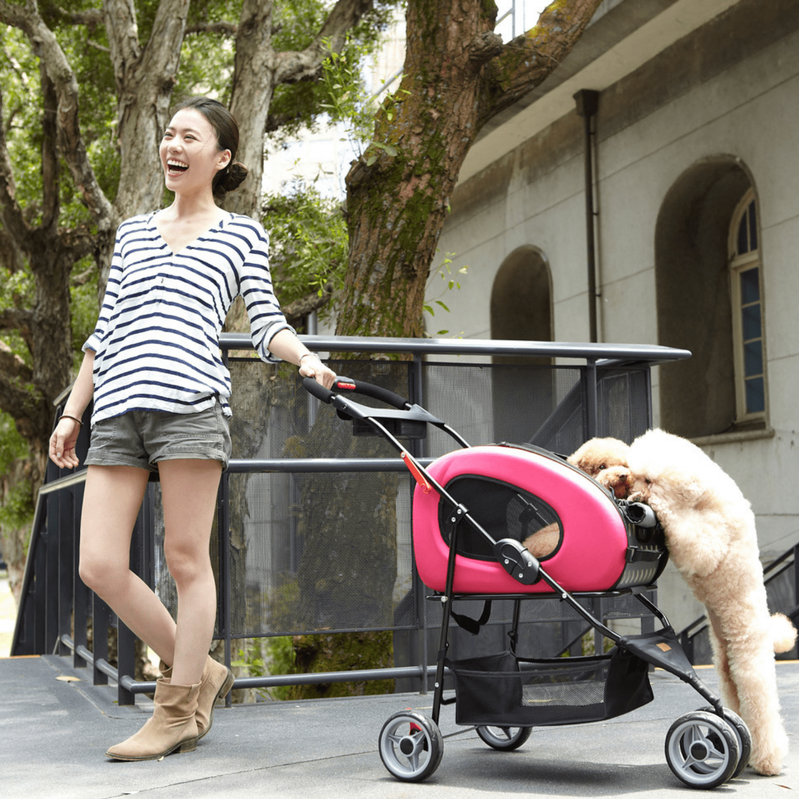 Ibiyaya multifunction pet stroller 5 hot sale in 1