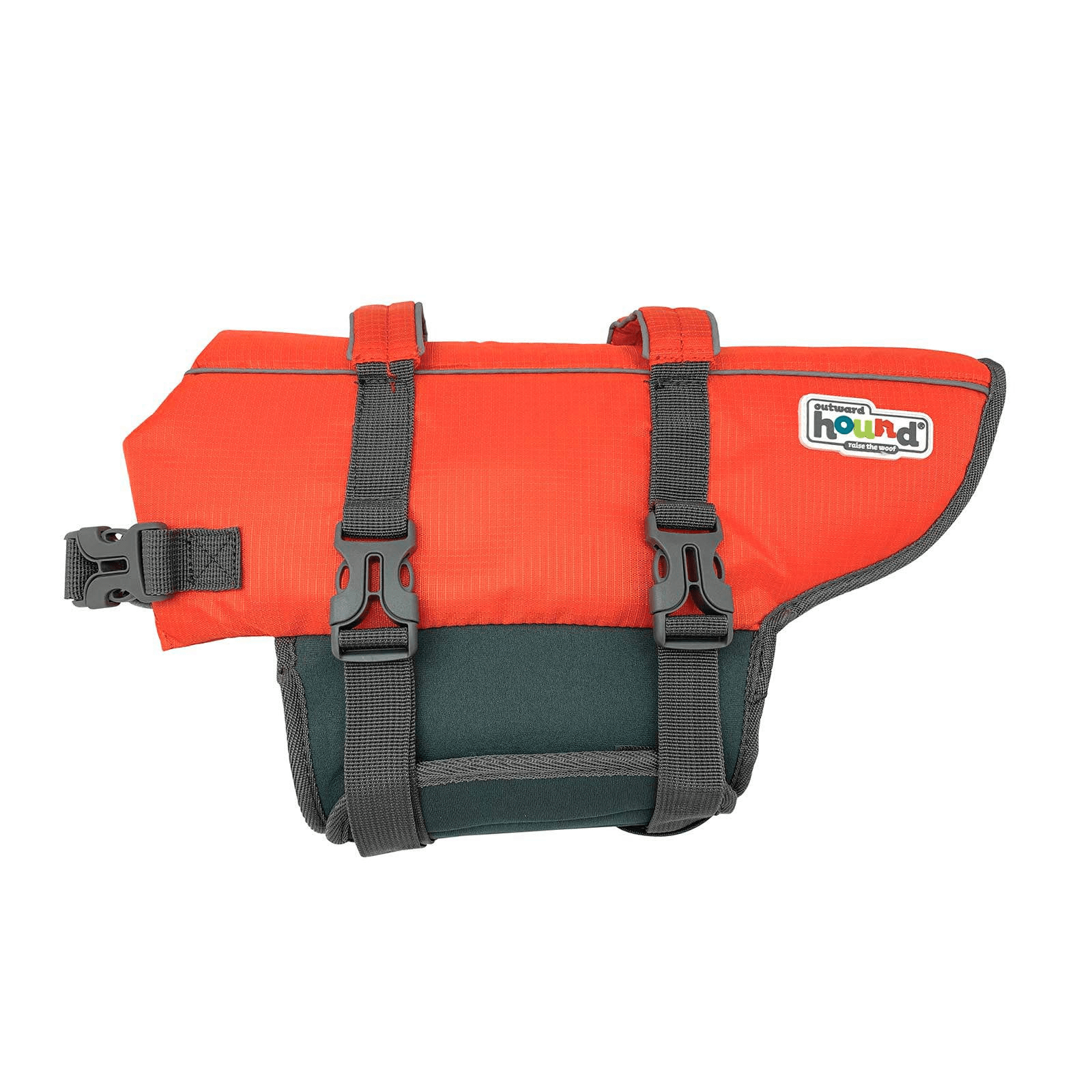 Outward Hound Dog Granby Splash Life Jacket Sz Medium Orange 22020 30-55 lb