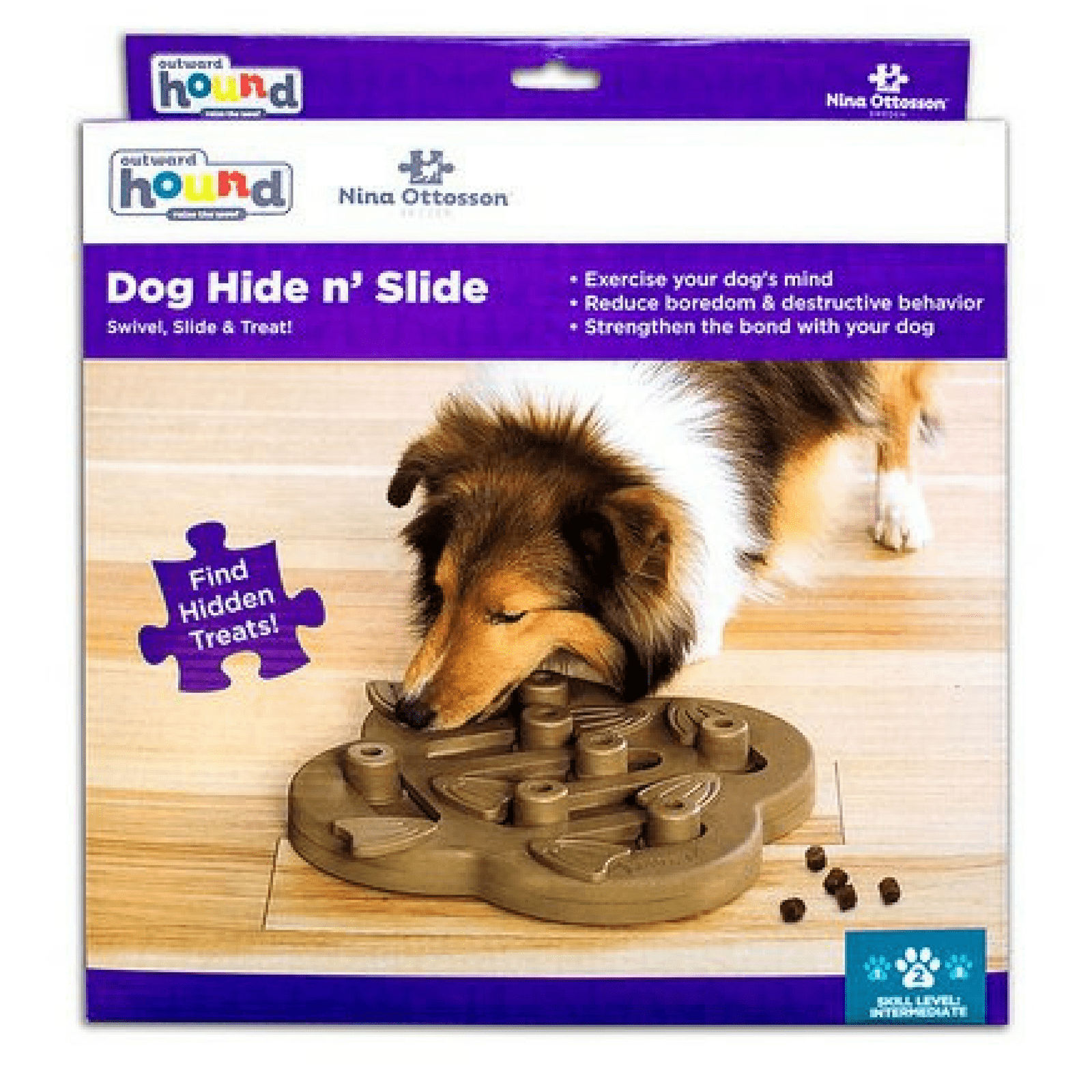 Nina Ottosson by Outward Hound Dog Snuffle N' Treat Ball Puzzle