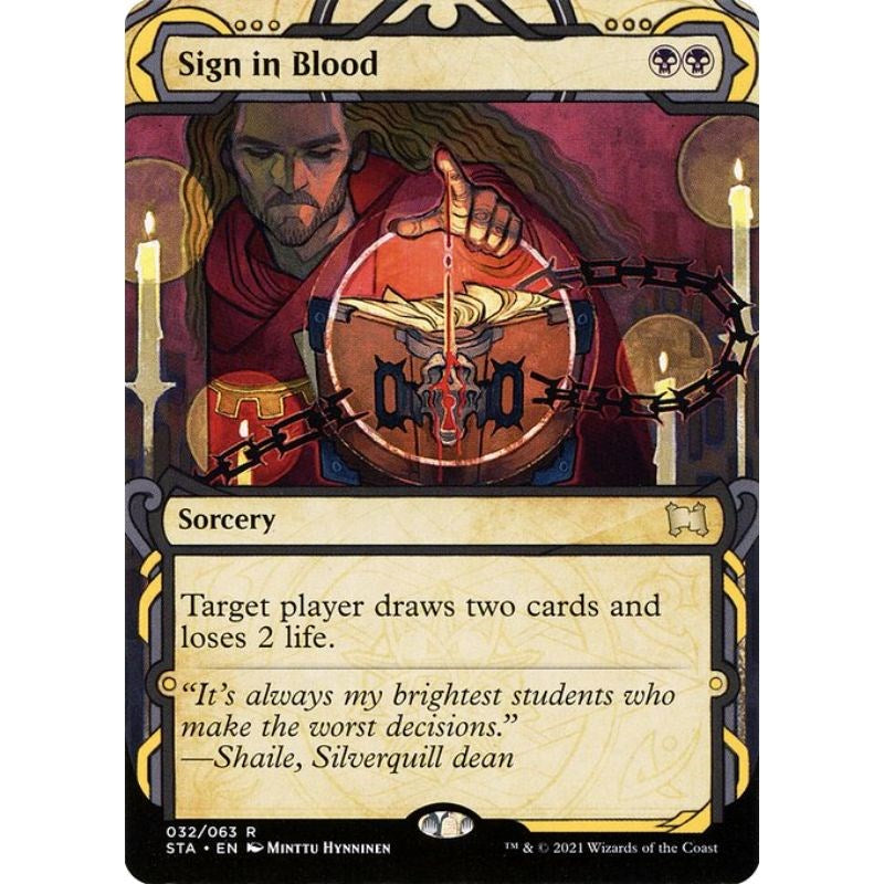 Magic Single - Sign in Blood (Foil Etched) - Gumnut TCG Singles product image