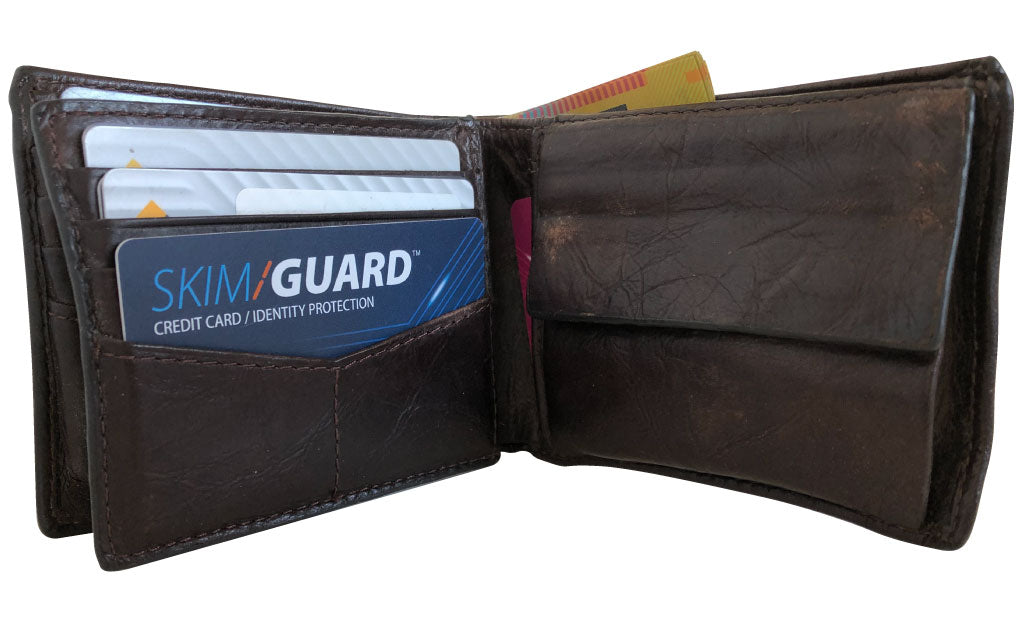 Simply put a Skim Guard in your wallet or purse