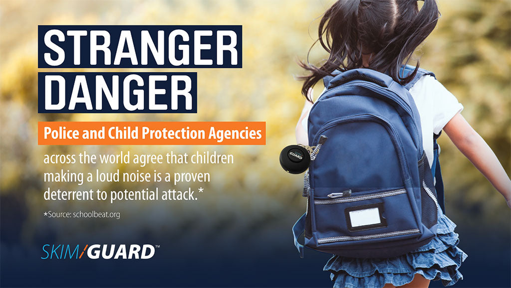 Skim Guard Personal Alarm - Protecting against Stranger Danger