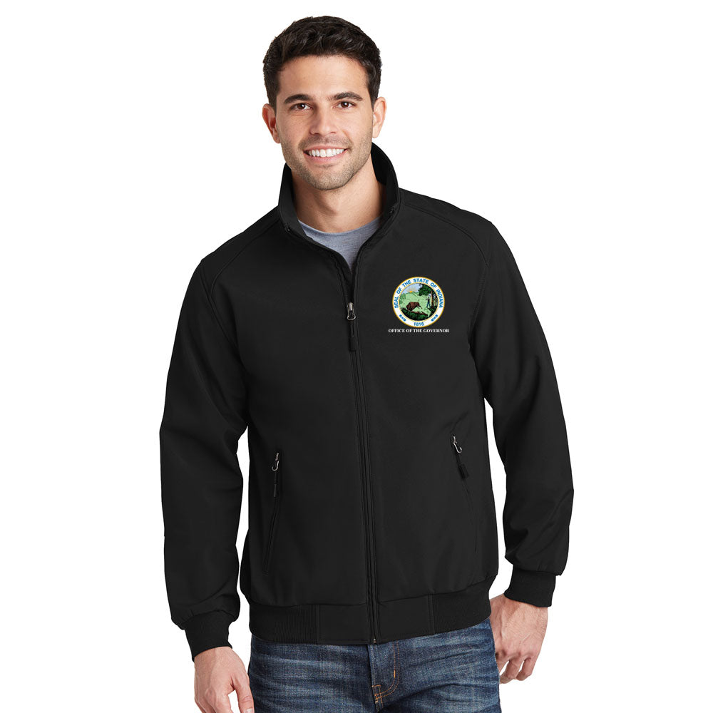 NEW Soft Shell Bomber Jacket - Office of The Governor Indiana State Se ...