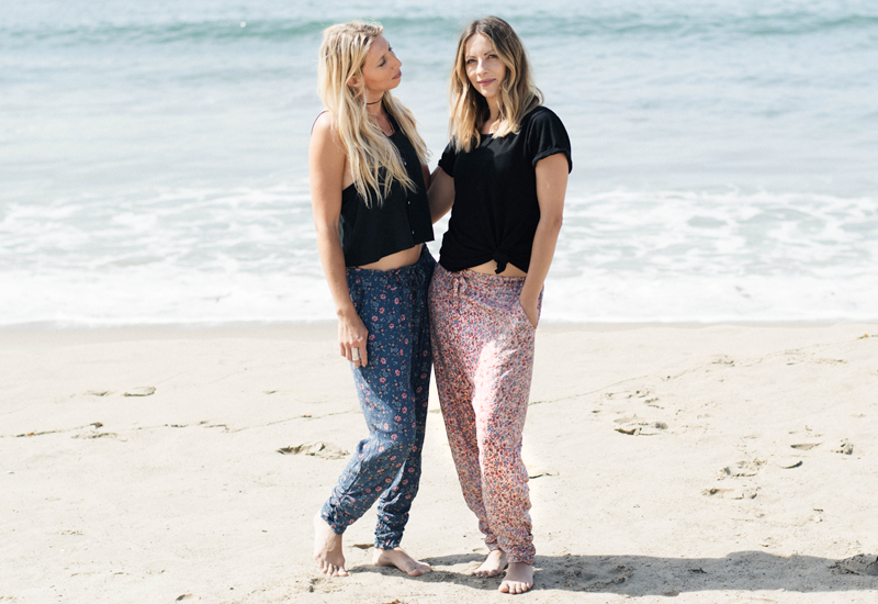 Beach Roses Harem Pants – Born by the Shore