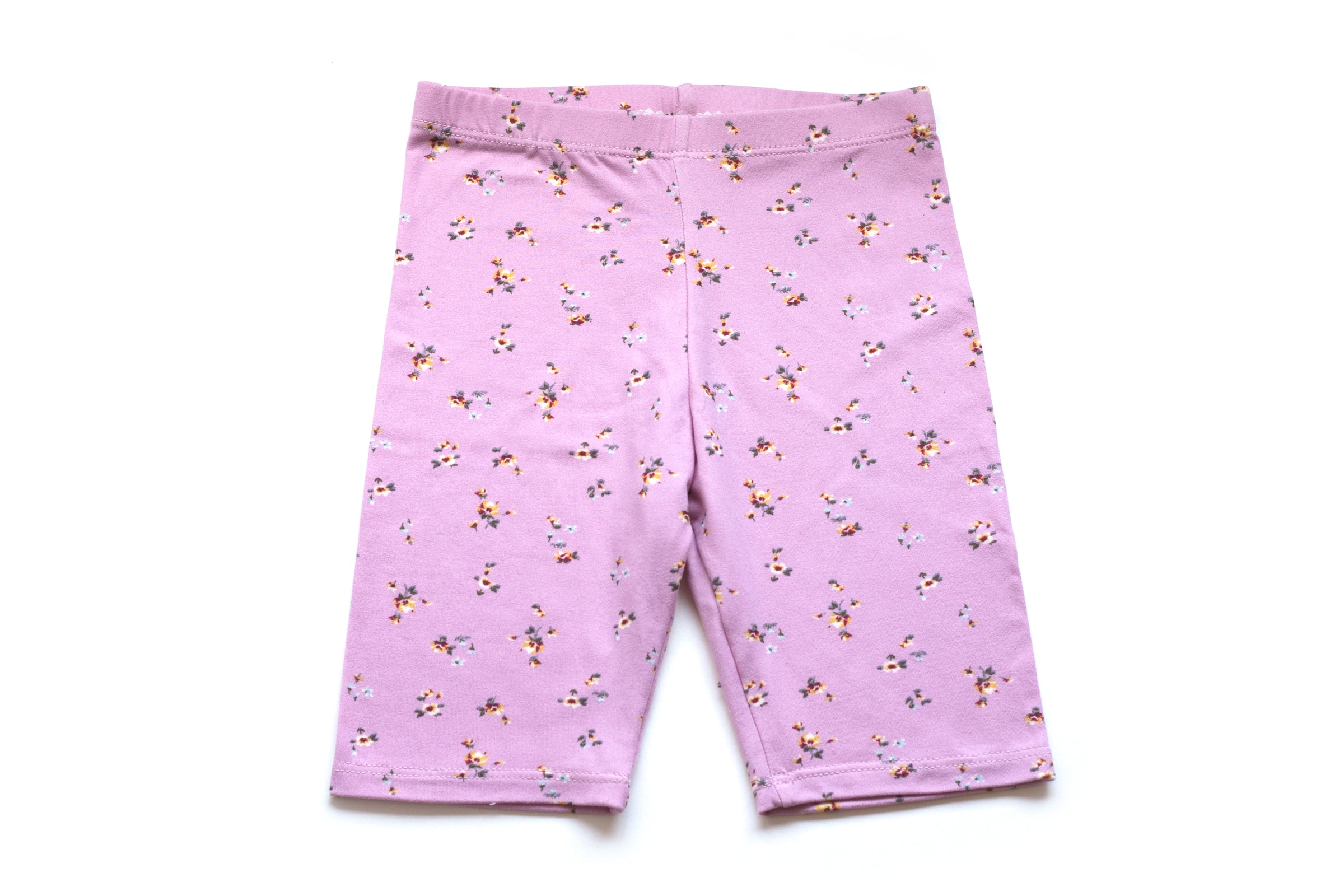 girls pink biker shorts