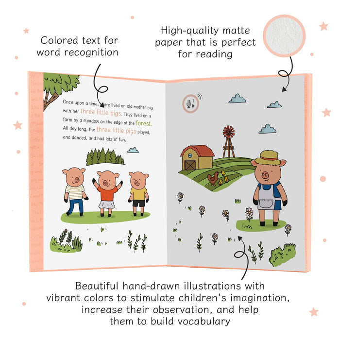 The Three Little Pigs Story Recordable Book - Cali's Books