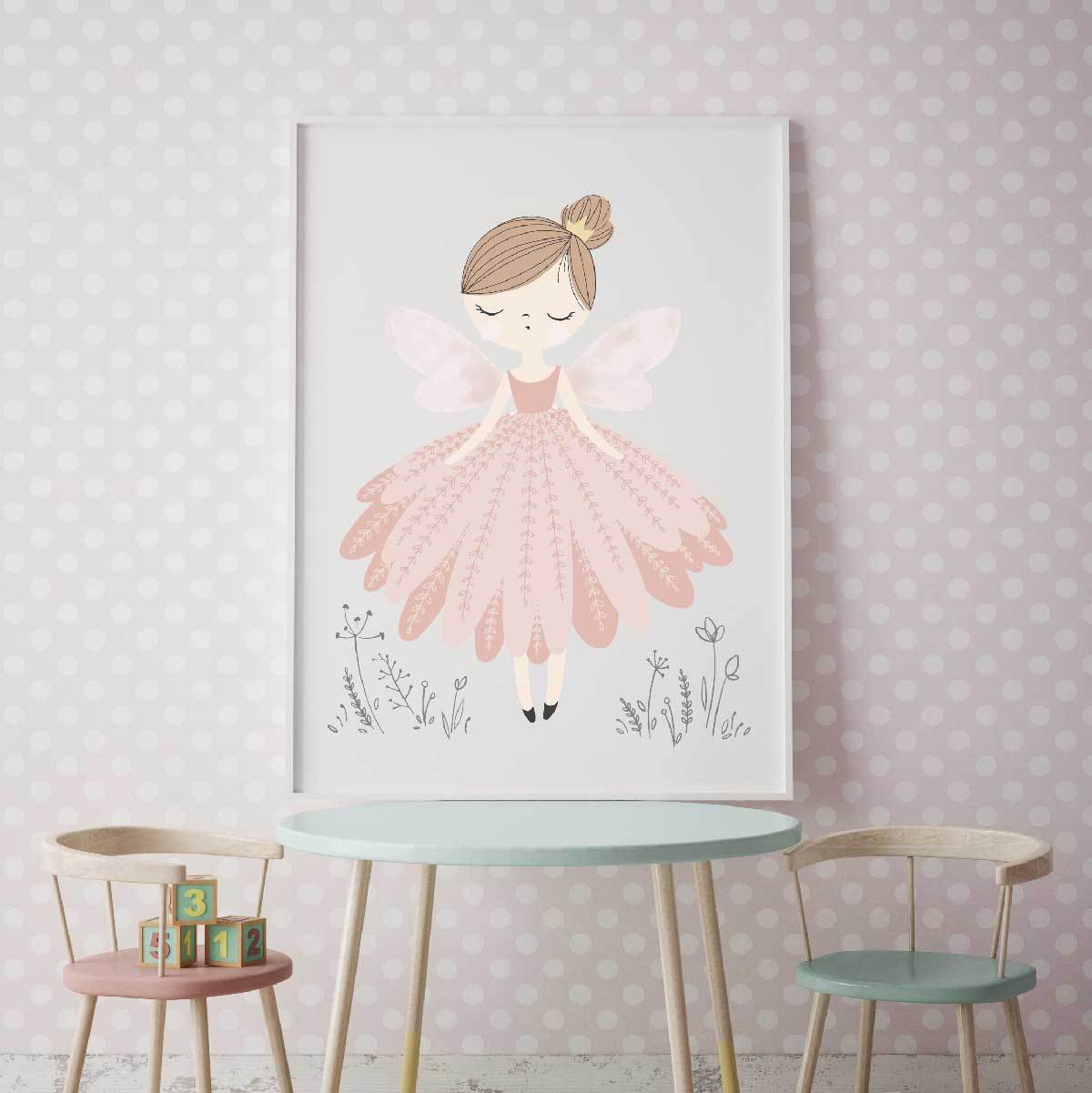 Fairy Wall Art For Girls Room Fizzy Pop Designs
