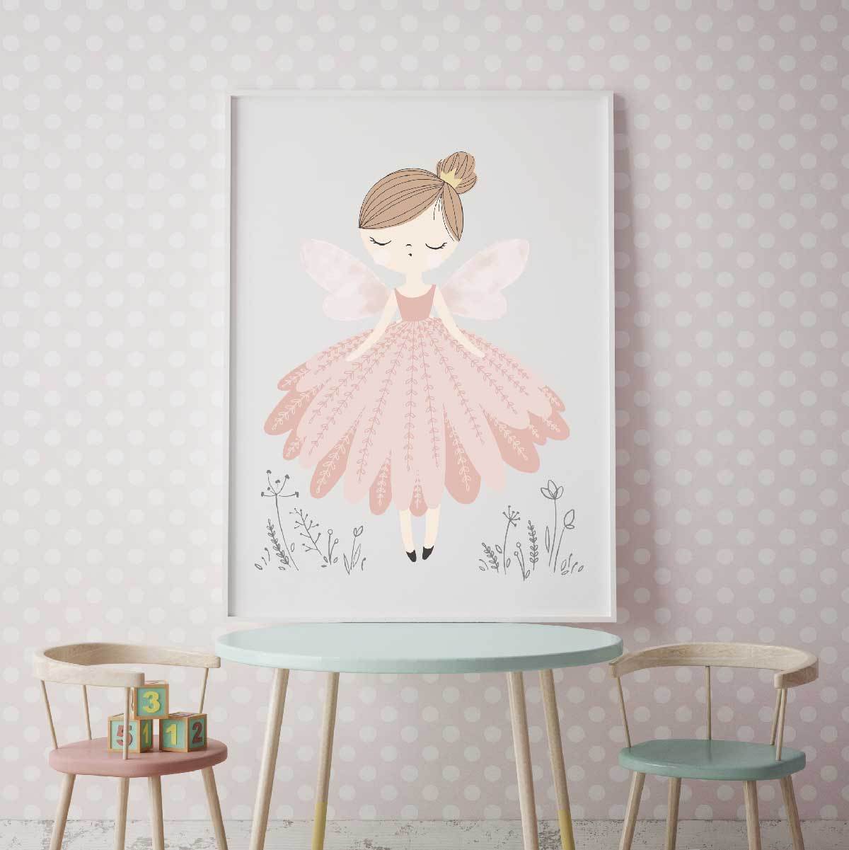 Wall Art For Boho Girls Room - Fizzy Pop Designs