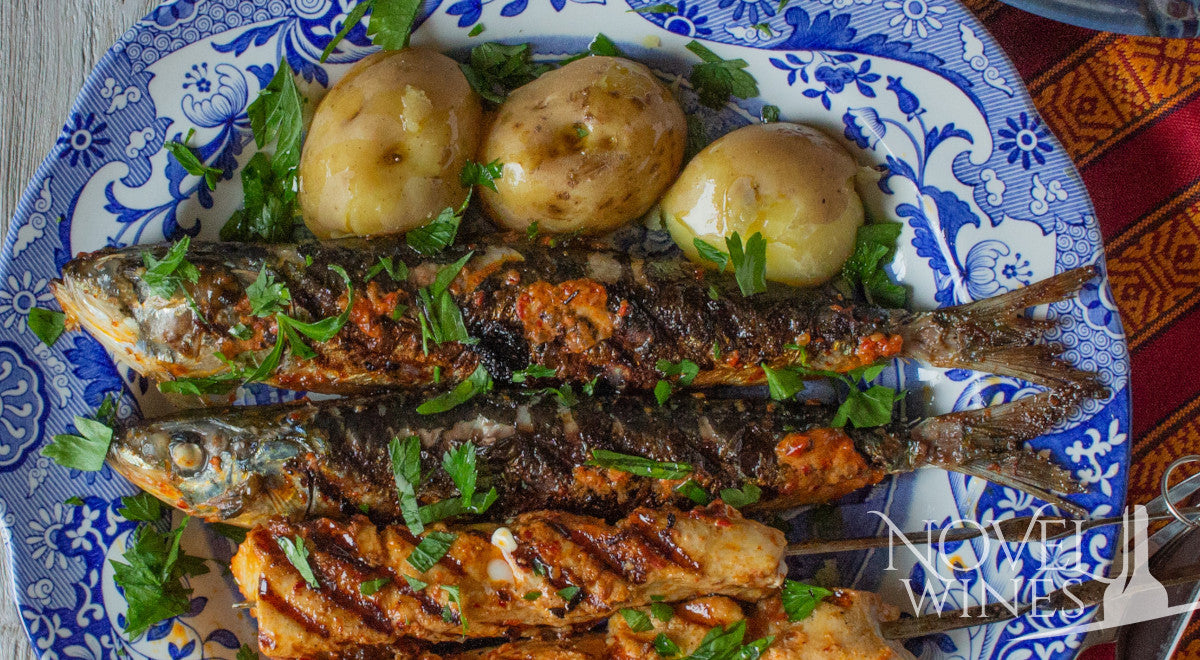Harissa grilled fish pairs beautifully with Lebanese wines