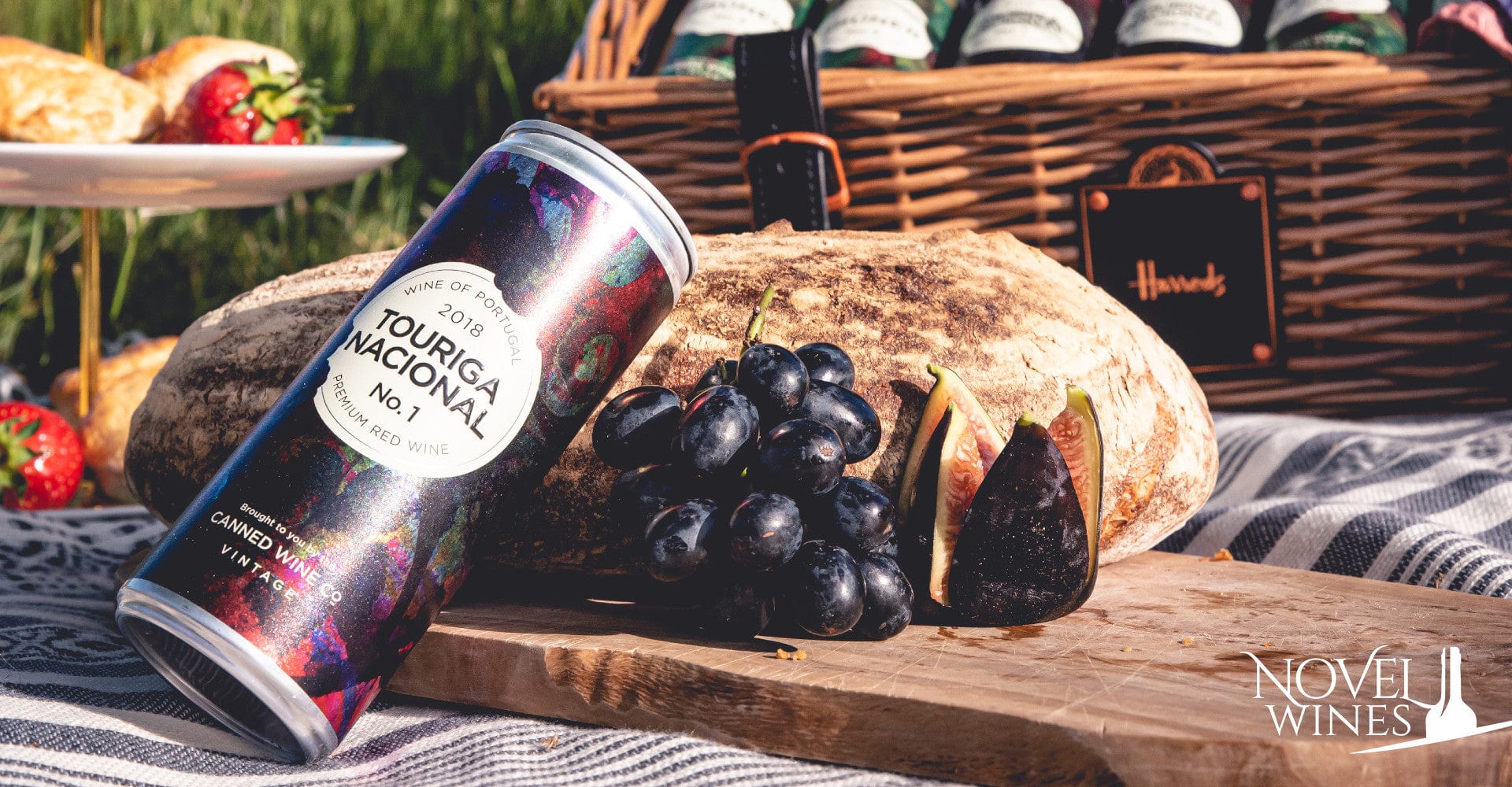 Touriga Nacional wine in a can