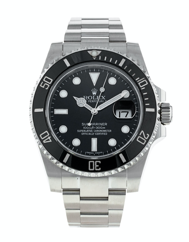 blacked out rolex submariner