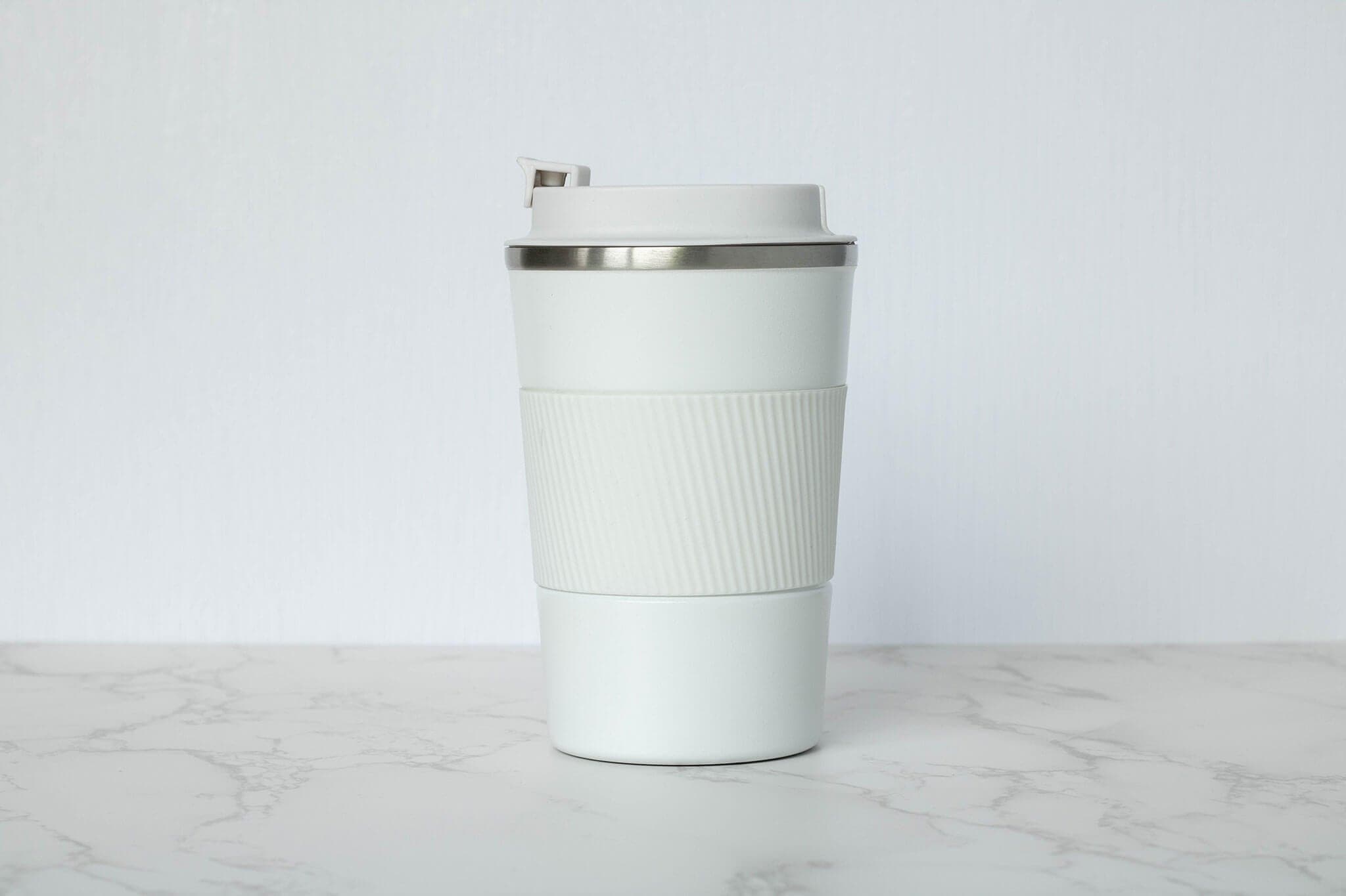 Tea or Coffee Travel Mug - White - Tea product image