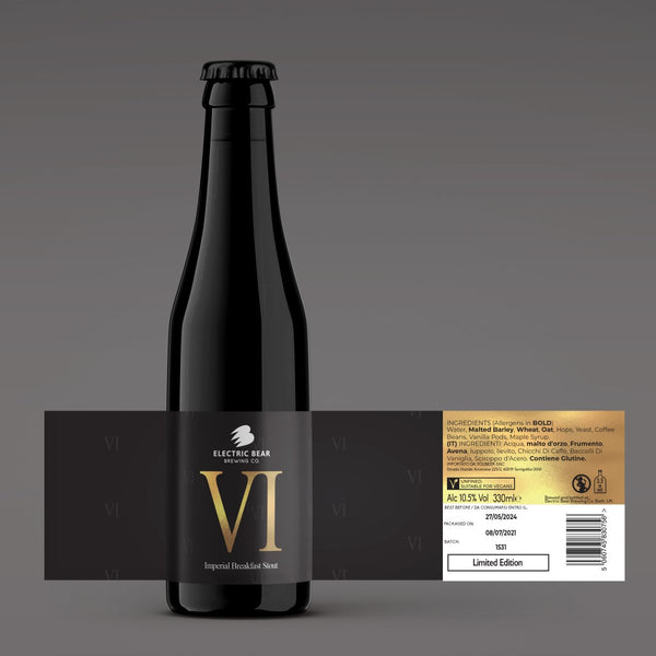 Electric Bear Brewing | VI - Special Edition 10.5% Imperial Stout - 330ml