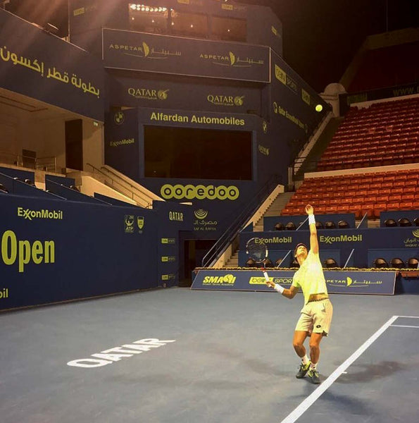 The Aljaz Bedene Serve