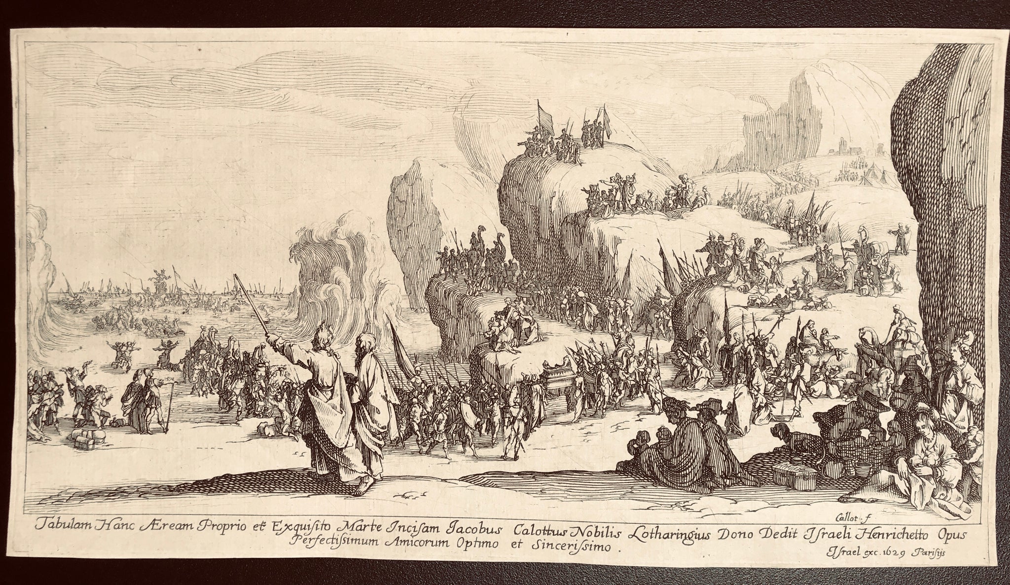 Jacques Callot, French, 1592–1635 Le Passage de la Mer Rouge (Crossing the Red Sea)