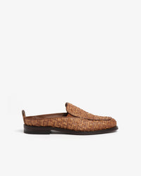 Gcds Monogram Rafia Mules