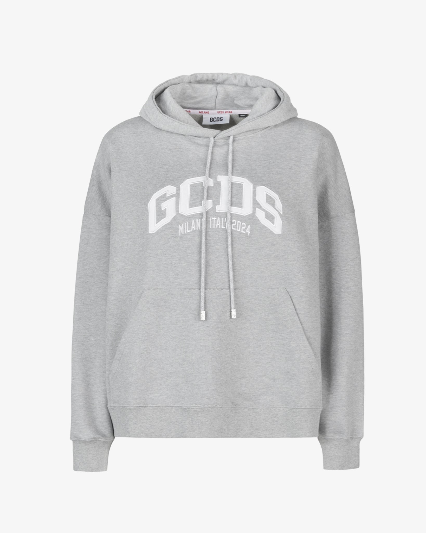 Gcds Logo Lounge 2024 Hoodie : Unisex Sweatshirts Grey | GCDS®