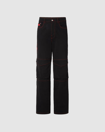 Nightmares” ultrawide denim trousers