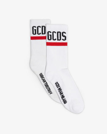 Gcds logo socks: Unisex Socks White