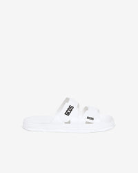 Rubber Gcds Slides : Unisex Shoes White | GCDS