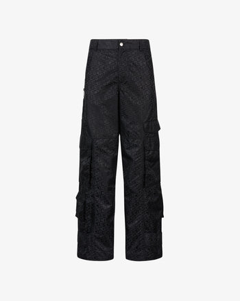 Gcds wide-leg cargo trousers - Grey