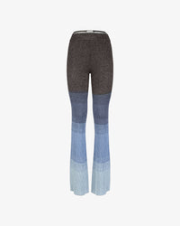 Lurex Degradé Knit Trousers | Women Trousers Multicolor | GCDS®