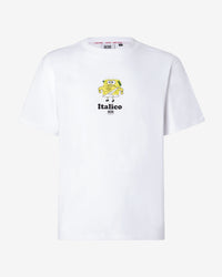 Spongebob Italico Basic T-Shirt : Men T-shirts White | GCDS