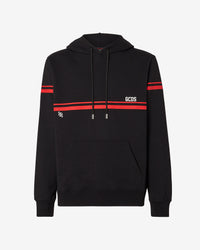 Gcds Low Logo Band Hoodie : Men Hoodie Black | GCDS Spring/Summer 2023