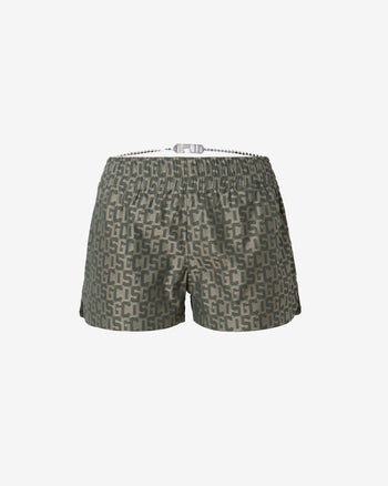 Bling Gcds Monogram Shorts : Women Trousers Multicolor | GCDS Spring/Summer 2023