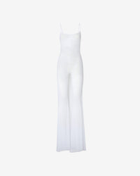 See Through Gown : Women Dress White | GCDS Spring/Summer 2023