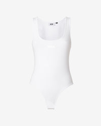 Jersey Bodysuit : Women Bodysuits White | GCDS Spring/Summer 2023