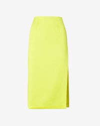 Bling Glossy Long Skirt : Women Skirts Yellow fluo | GCDS Spring/Summer 2023