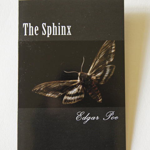 The Sphinx by Edgar Poe in paperback form