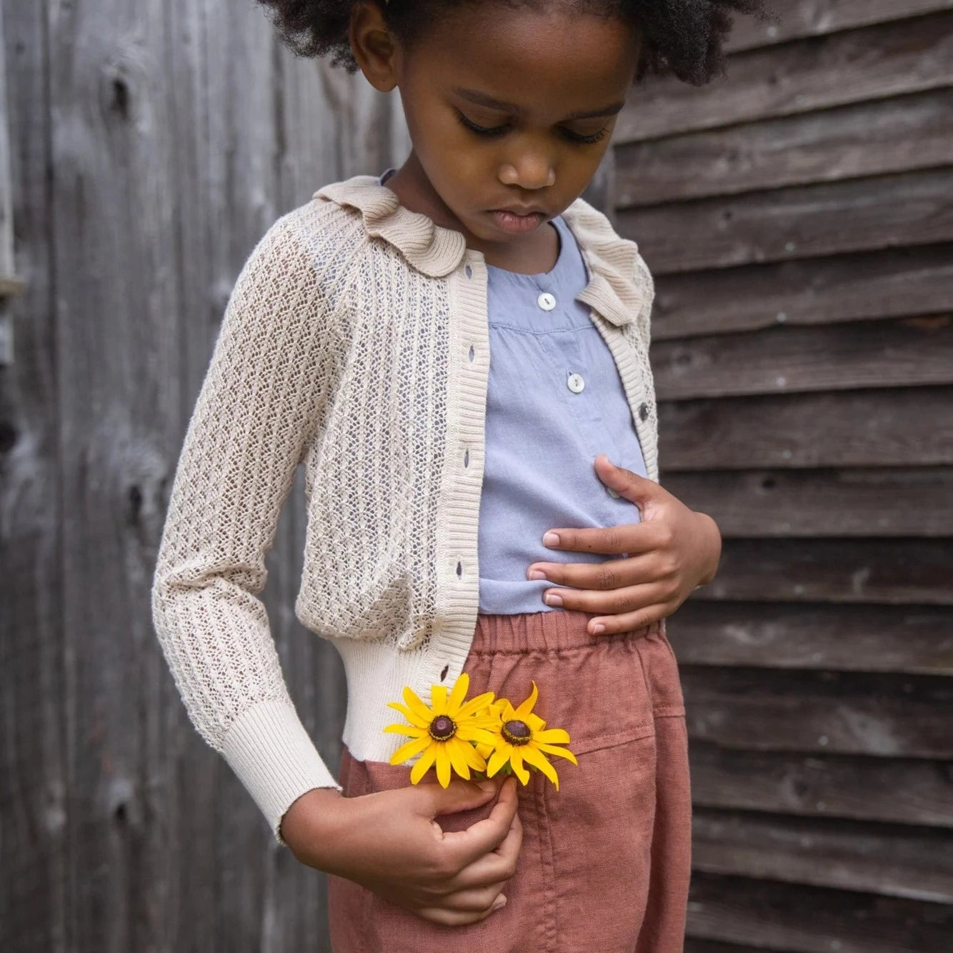 soor ploom Iona Cardigan tea