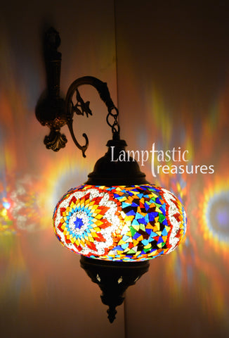 Turkish Mosaic Wall Light – Lamptastico