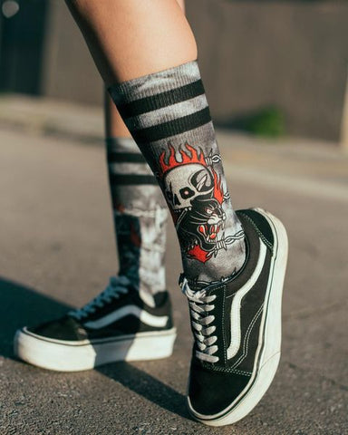 skateboard socks collab with American Socks
