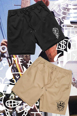 skate shorts by Born Dead