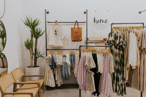 clothing display at ROOLEE Fashion Place