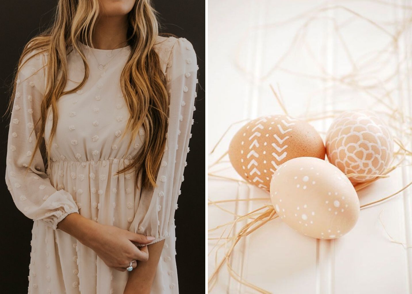 Cute Easter Dresses | Minimal Easter Egg Decorating Ideas