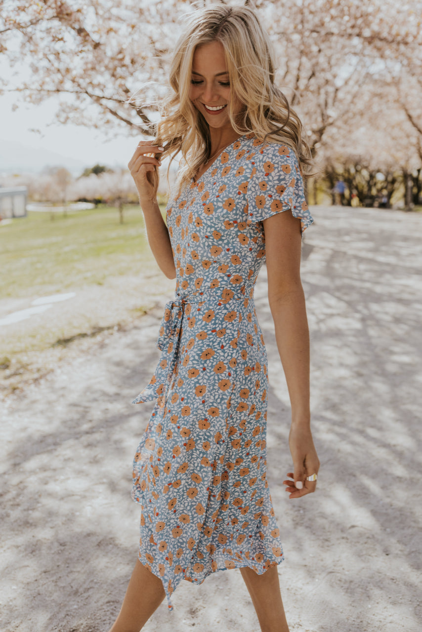spring floral dress