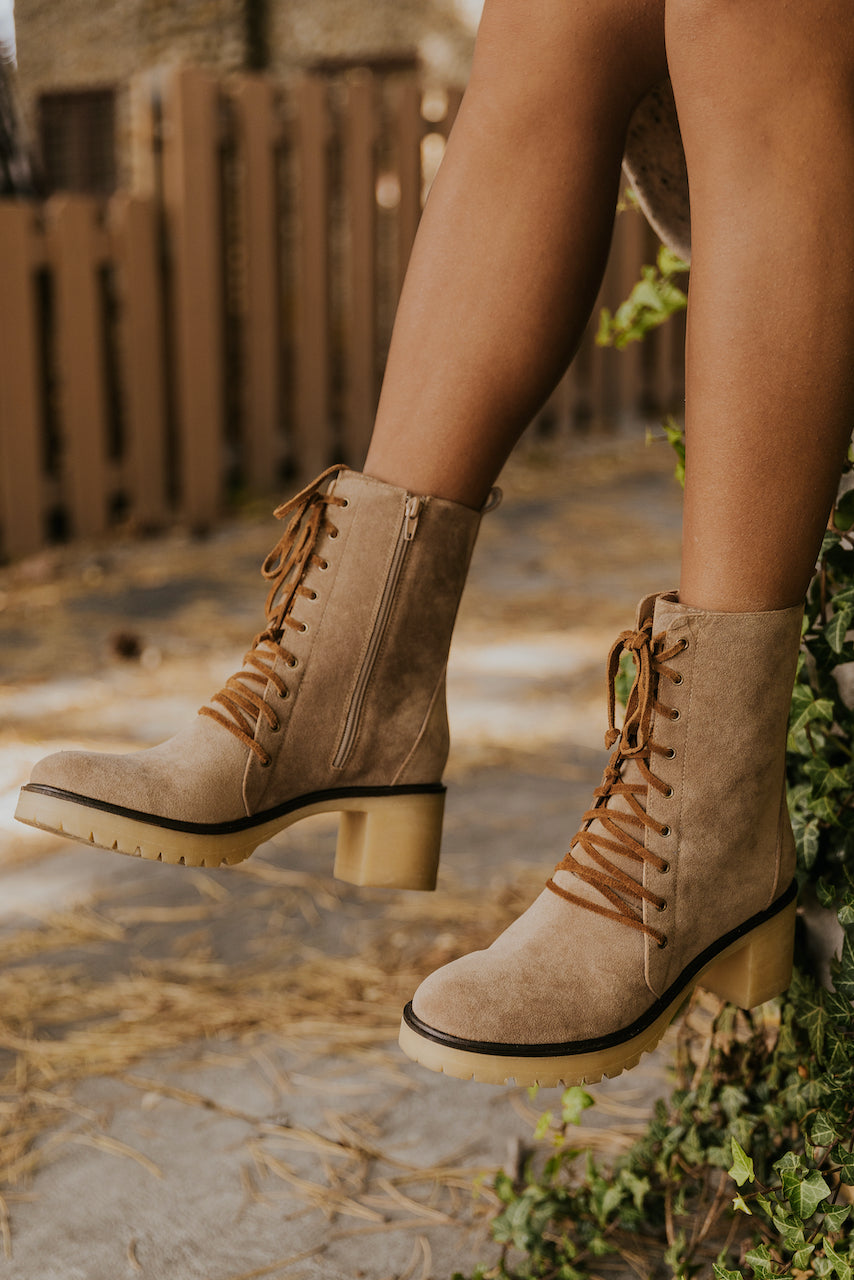 cute lace up booties
